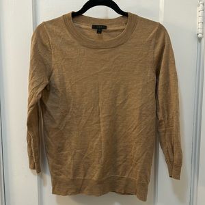 J. Crew - Classic Beige Crewneck Sweater